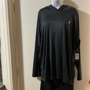 Spyder Black Rash Guard